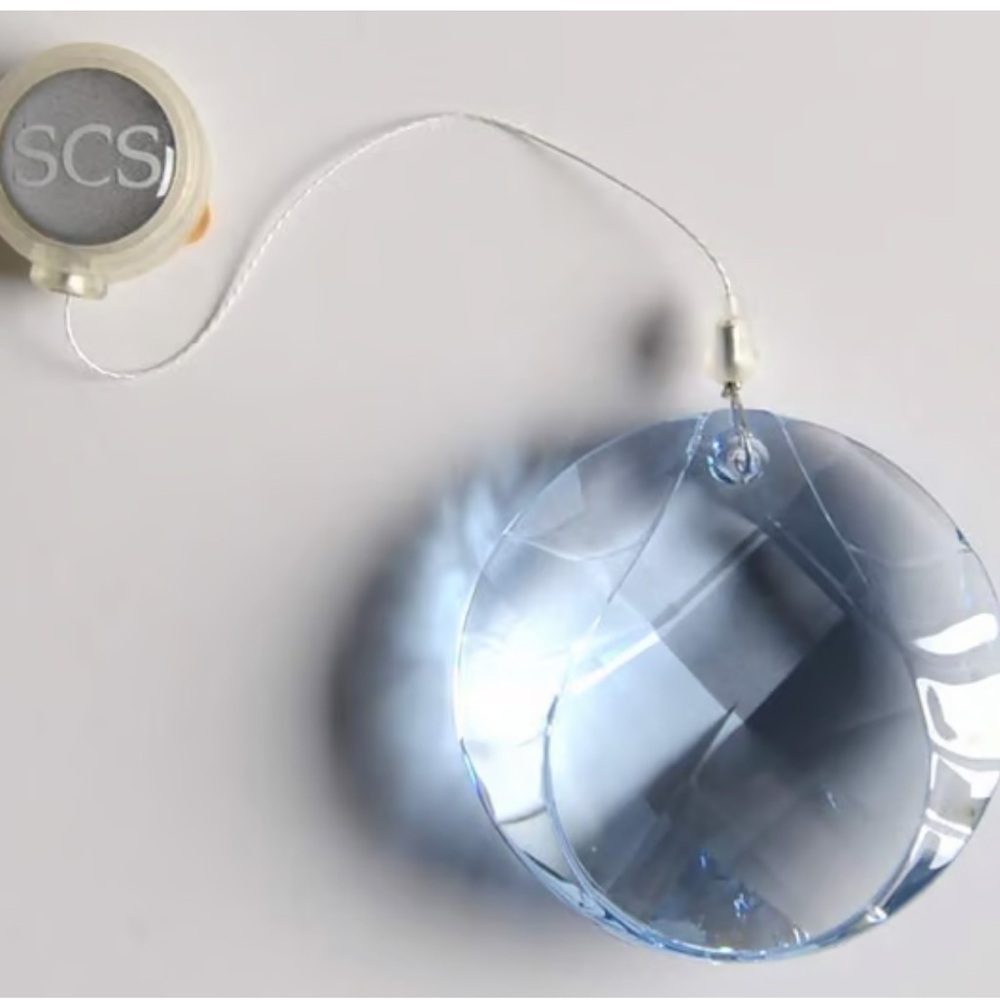 Swarovski Crystal blue Retractable Window Suncatcher Limited Edition ornament - Picture 3 of 9